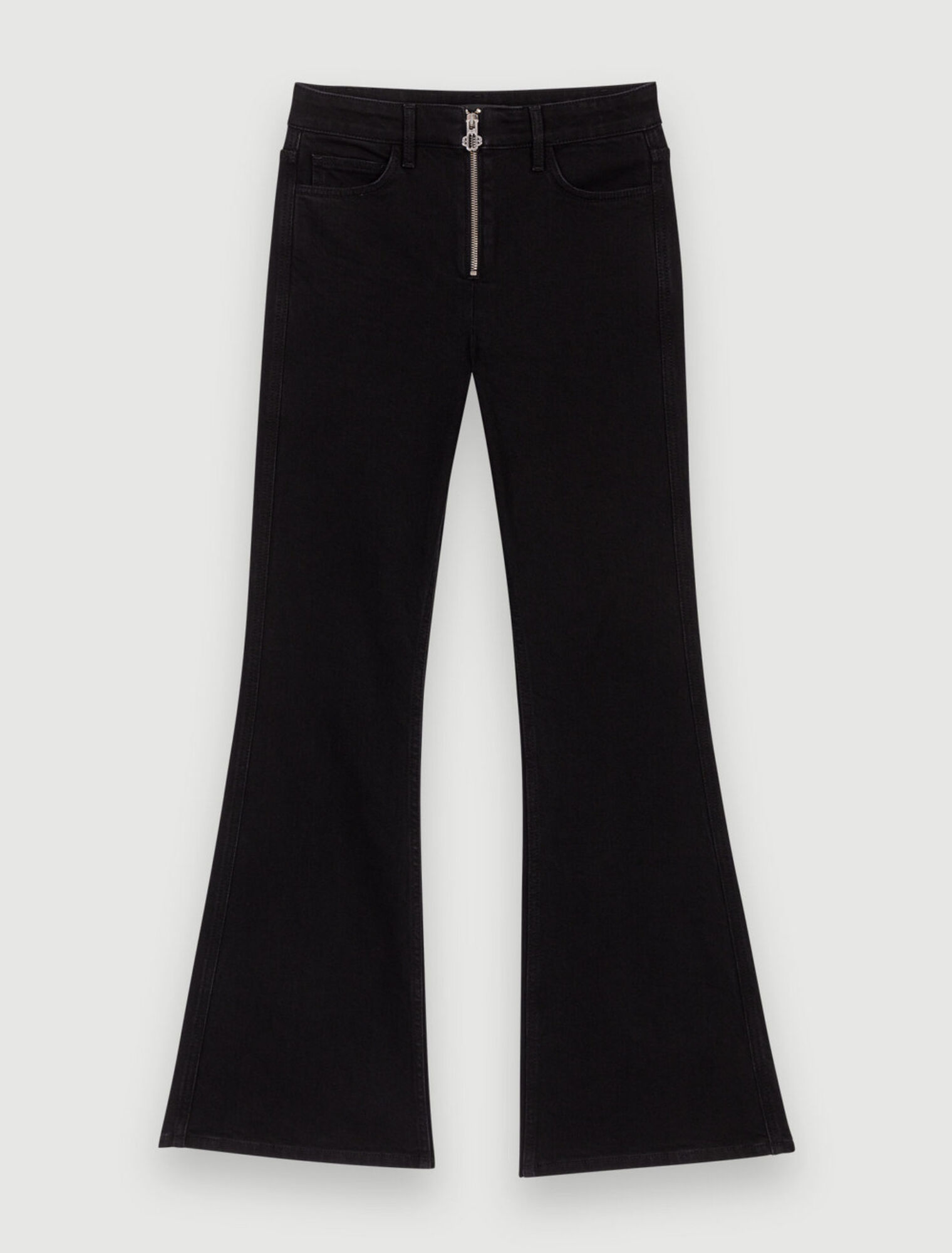 High-waisted trousers