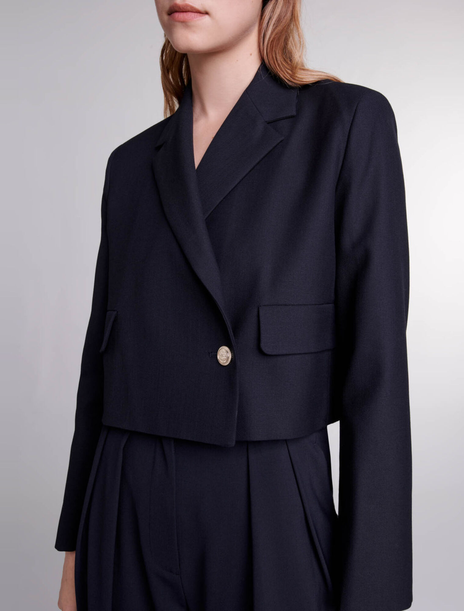 Veste courte droite