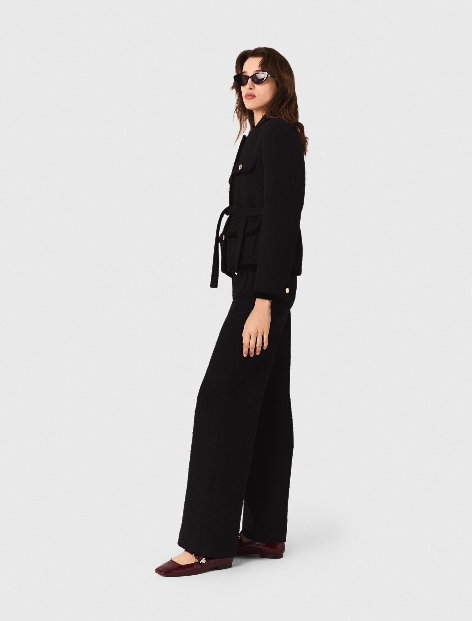 Long tweed jacket