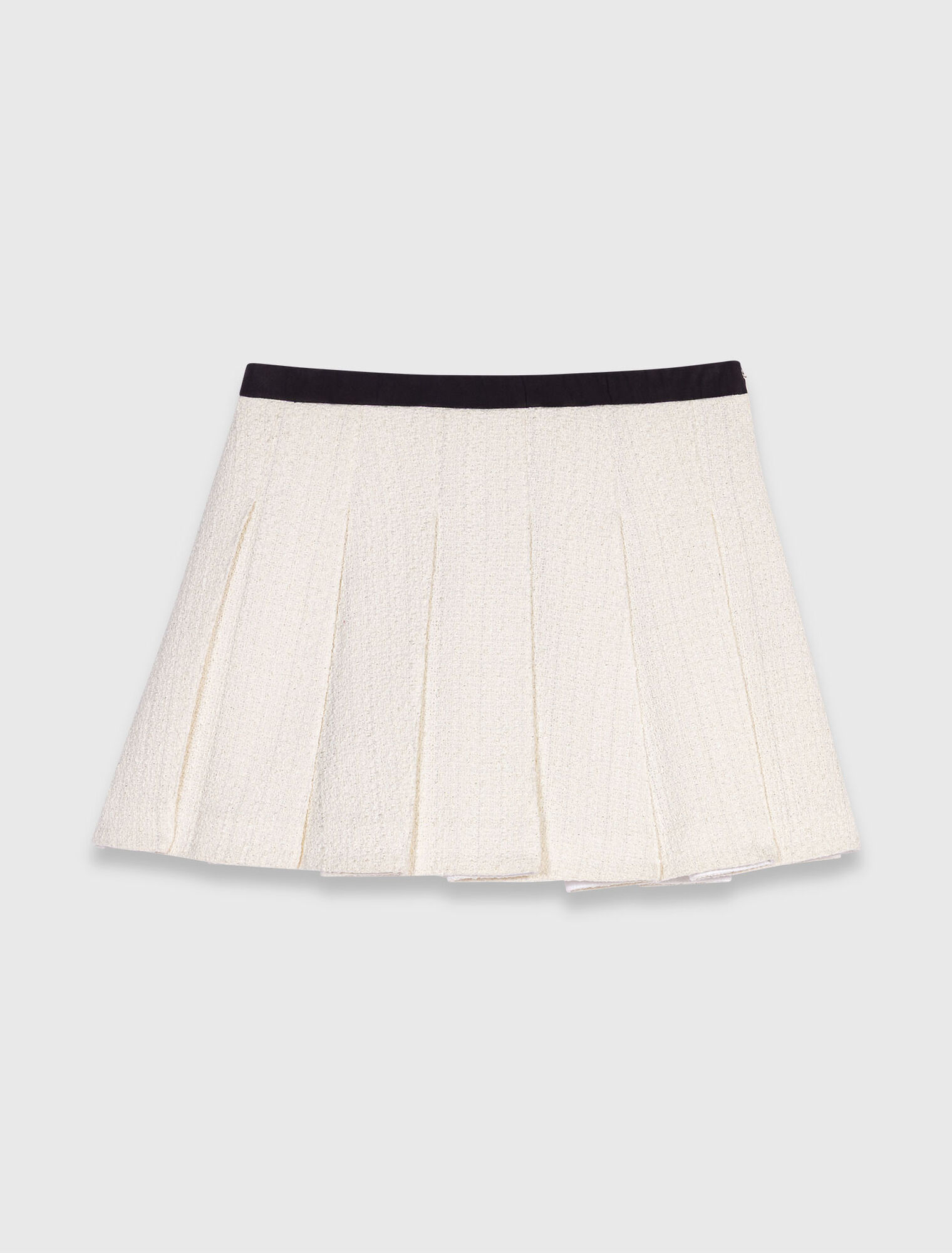Short trompe l'œil en tweed