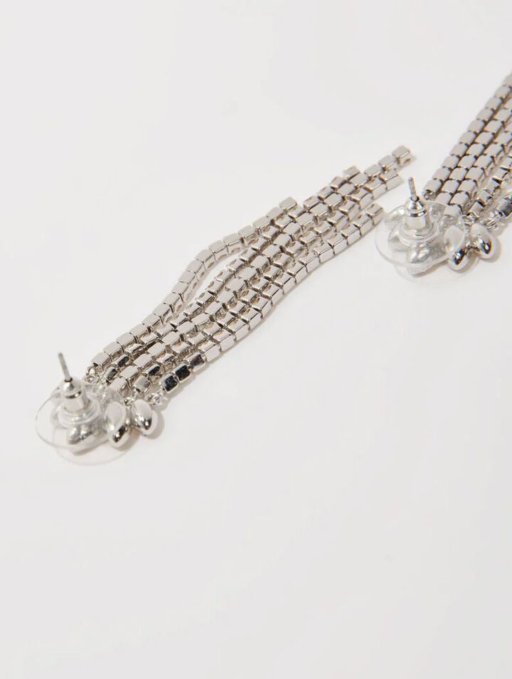 Rhinestone earrings