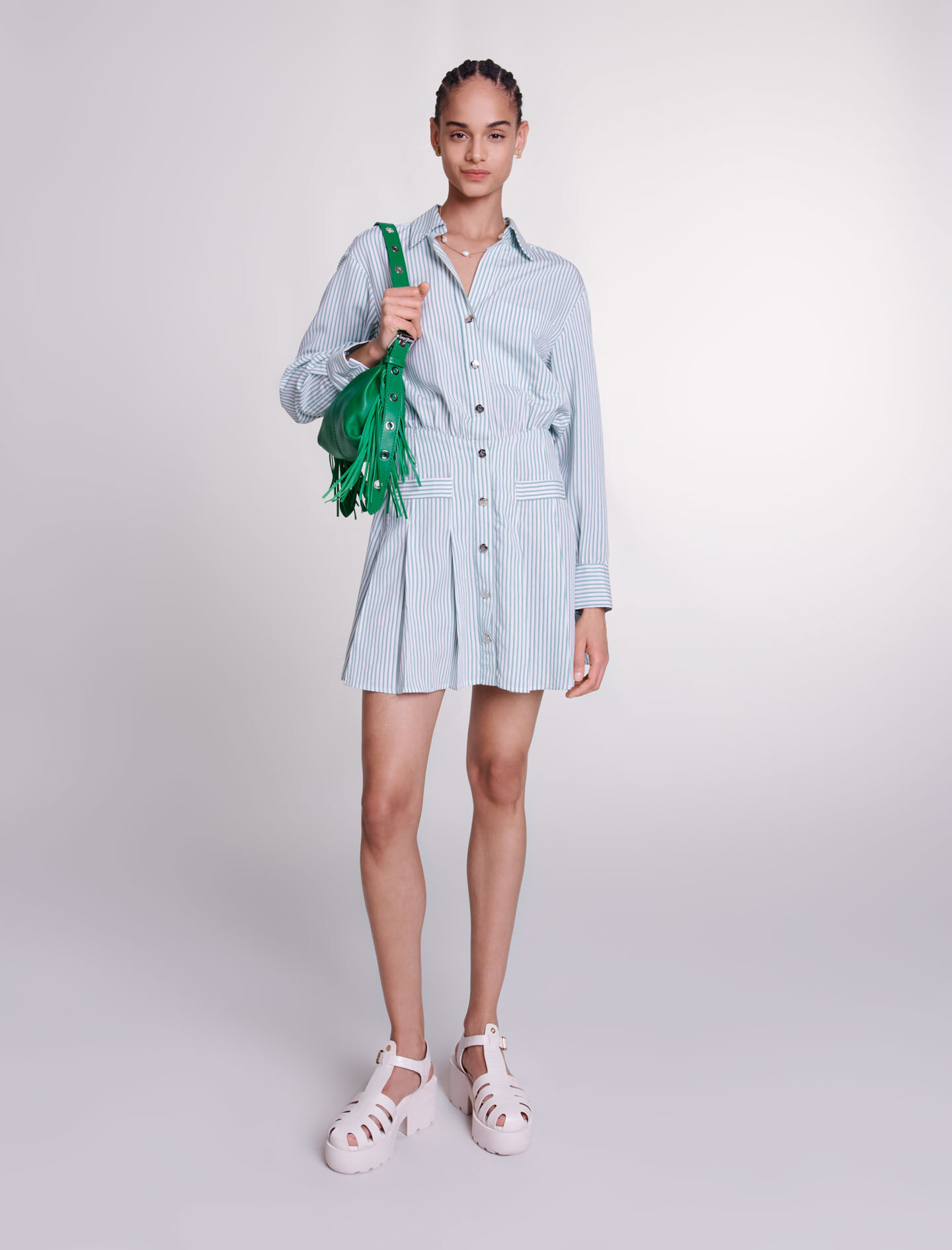 Striped shirt dress Offline Dresses Maje