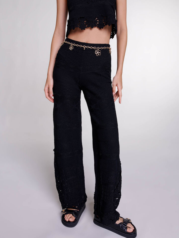 Crochet trousers
