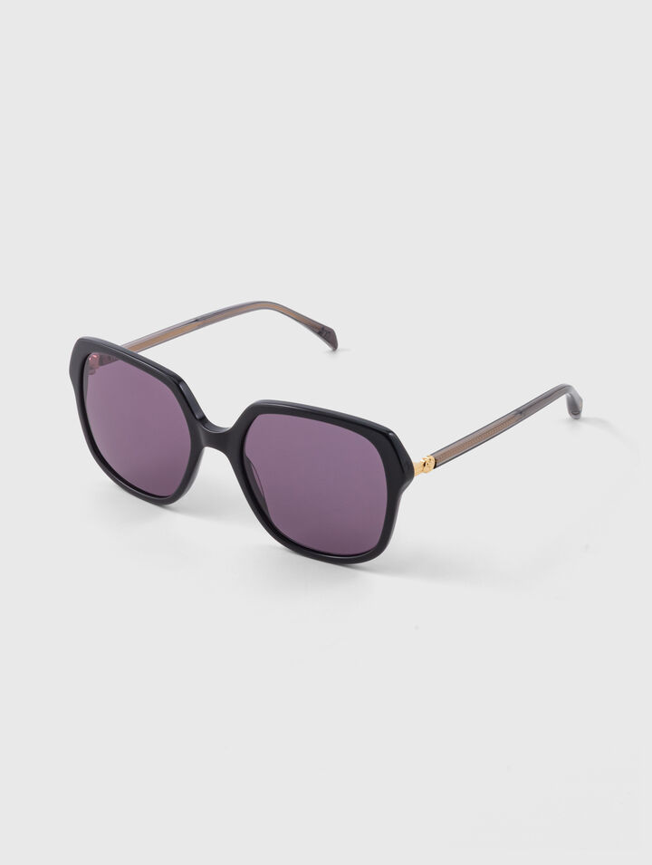 Lunettes oversize en ac&eacute;tate
