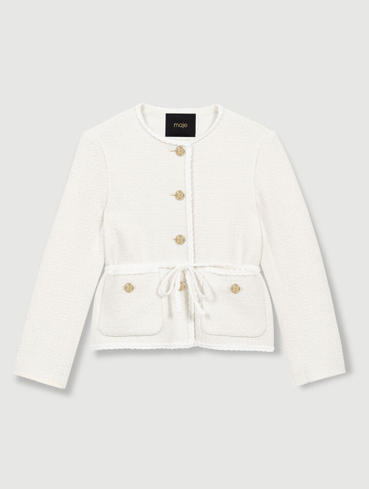 Veste ceinturée