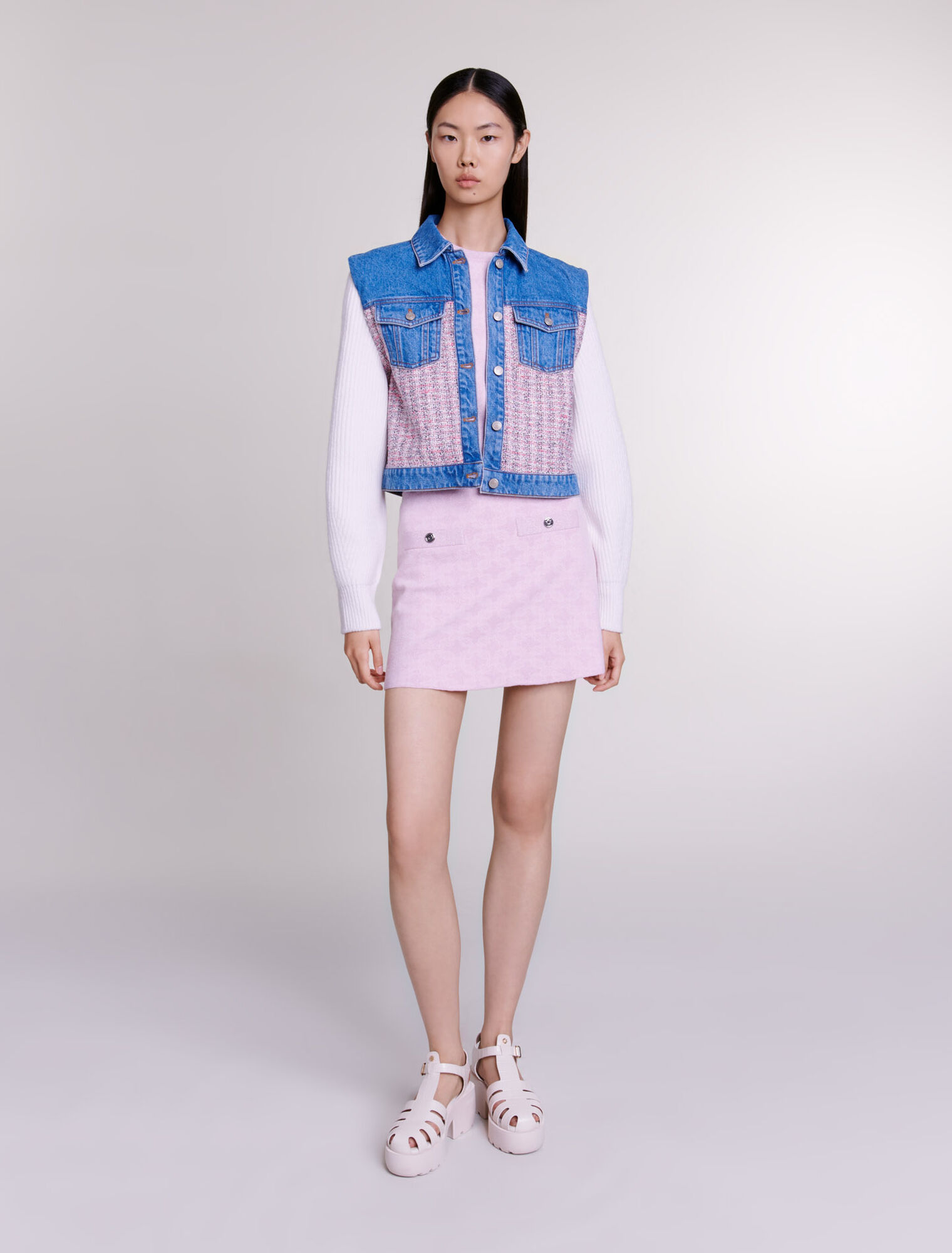 Jupe en maille jacquard