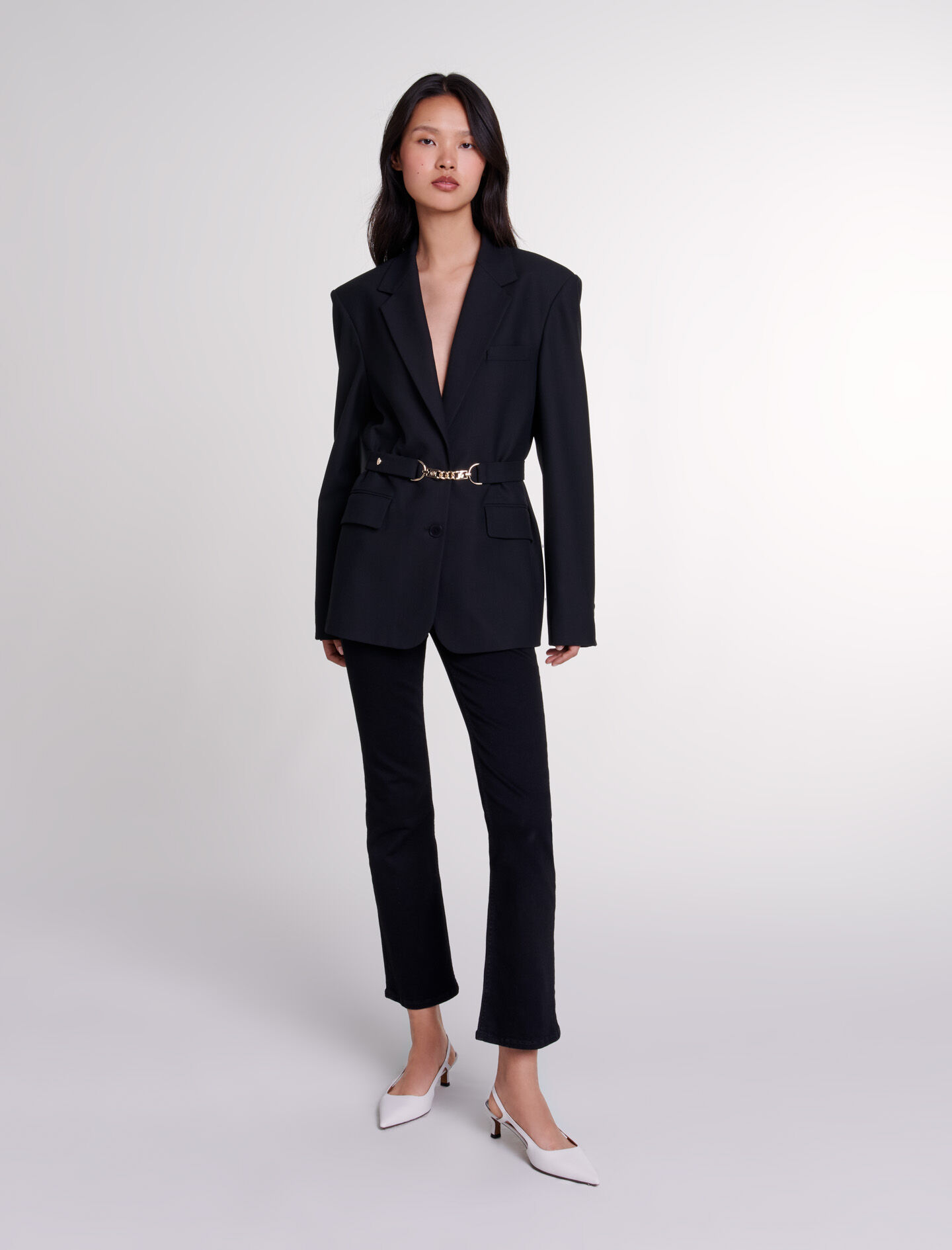 Veste tailleur ceinture 2025
