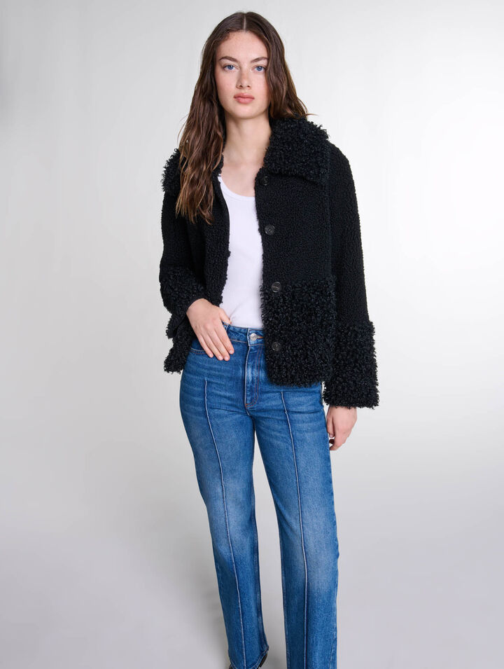 Veste en bouclette