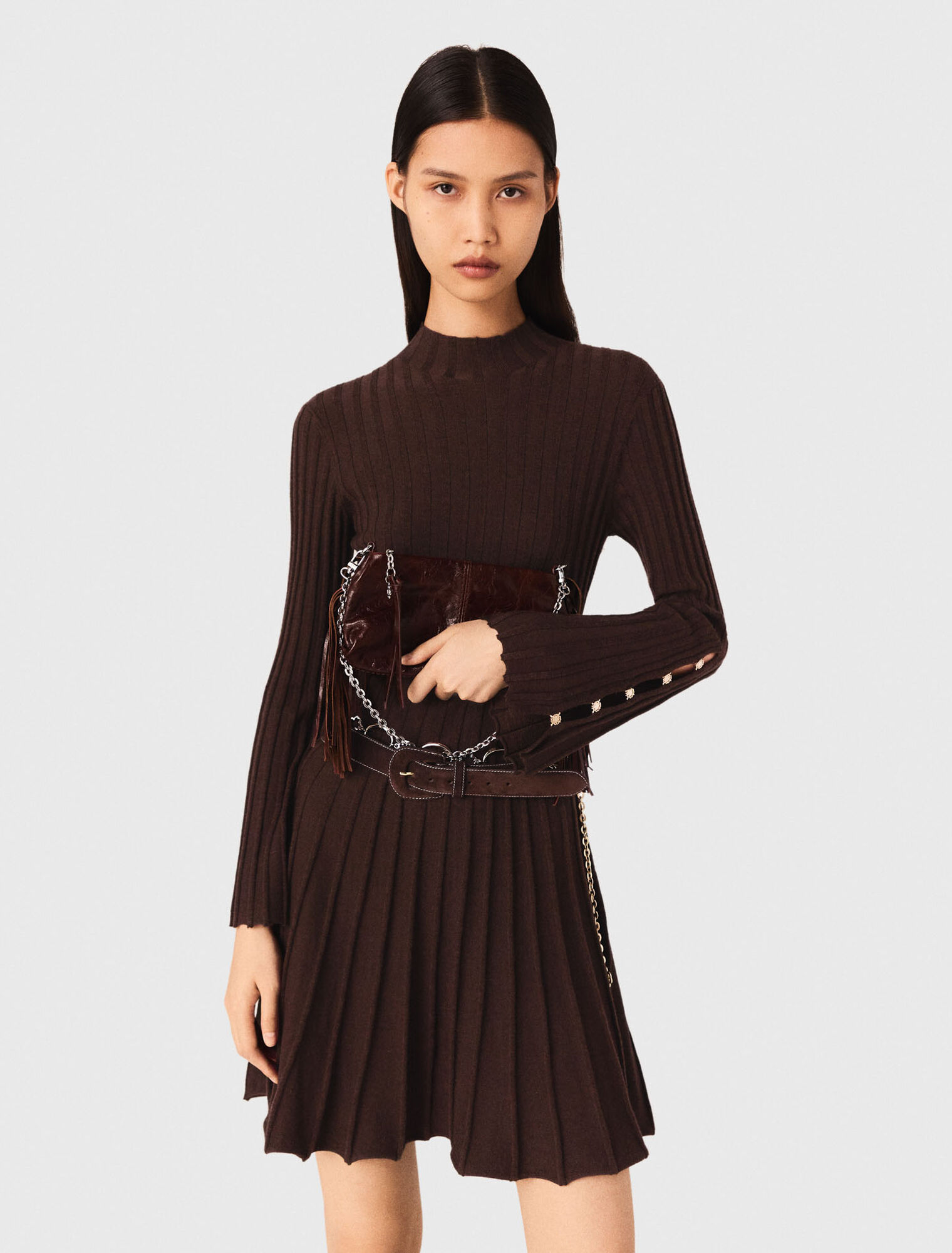 Pochette Miss M pouch en cuir vernis