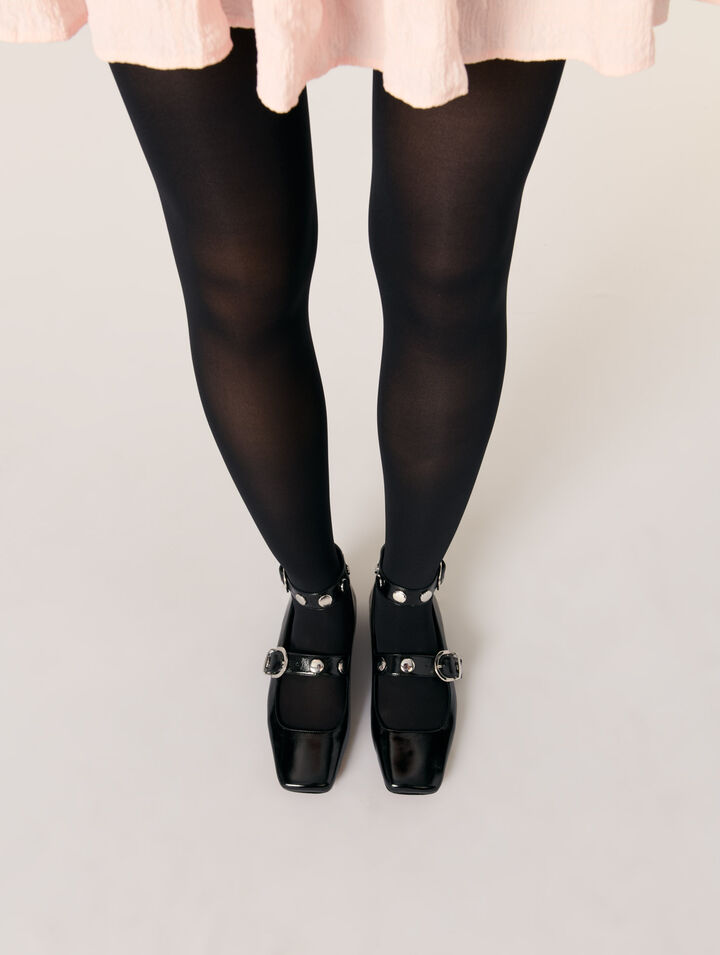 Babies en cuir et studs