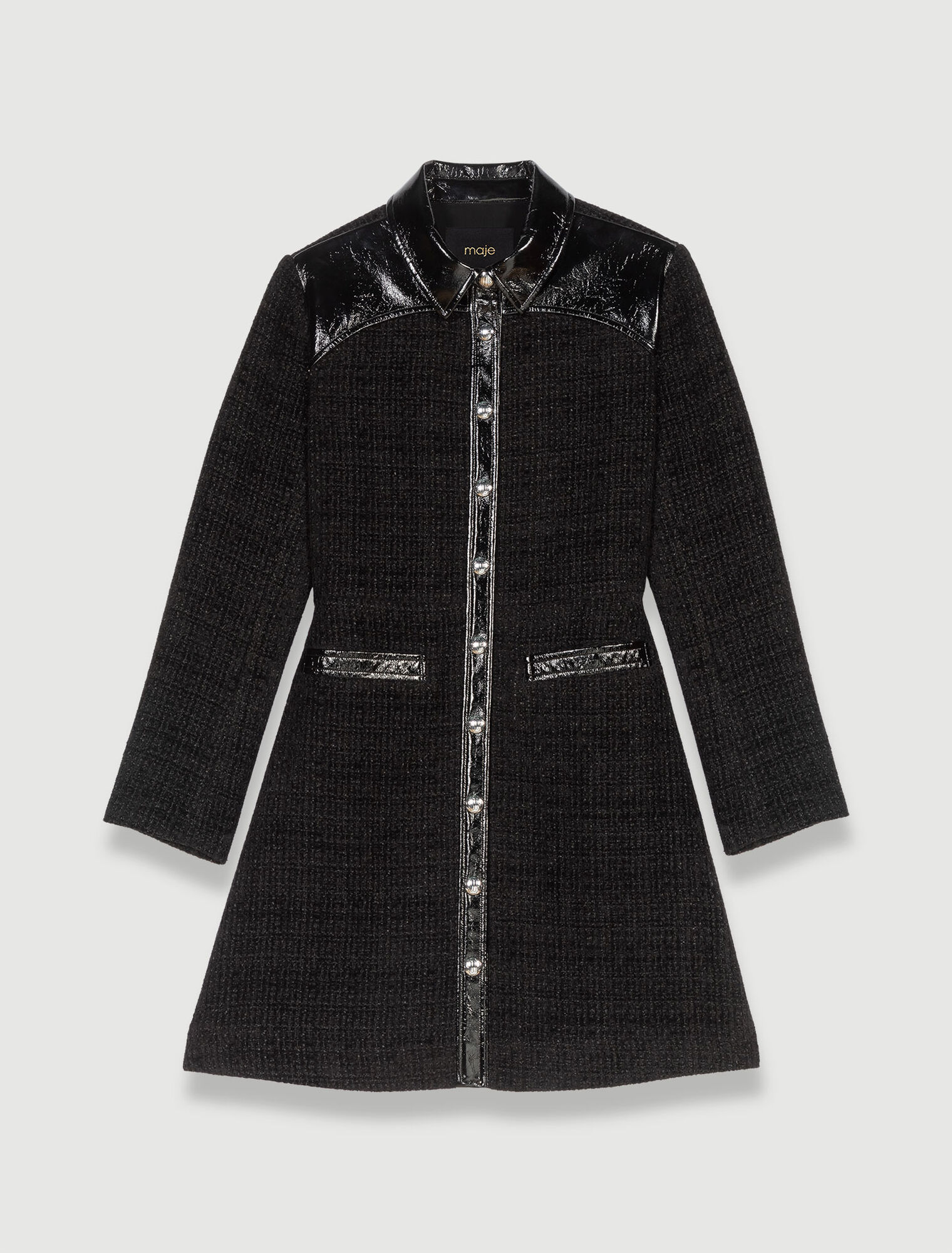 Robe courte en tweed