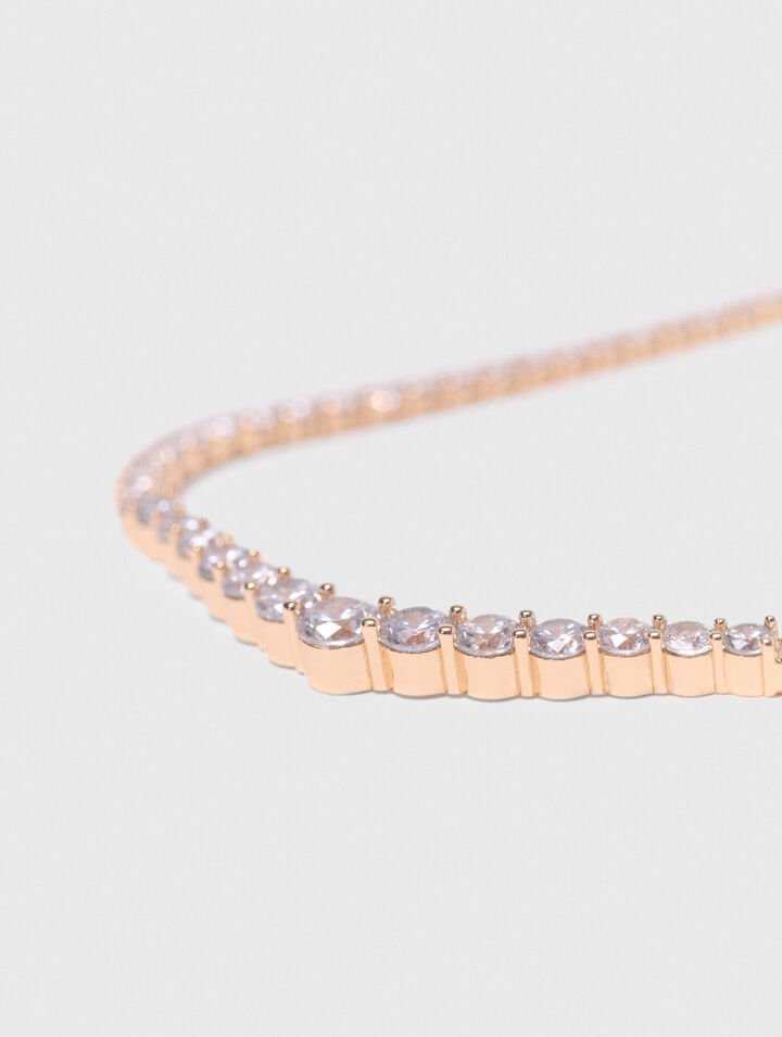 Cascade diamant&eacute; necklace