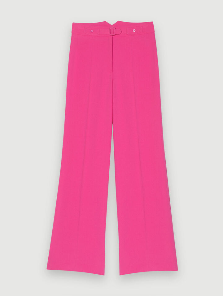 Wide-leg suit pants