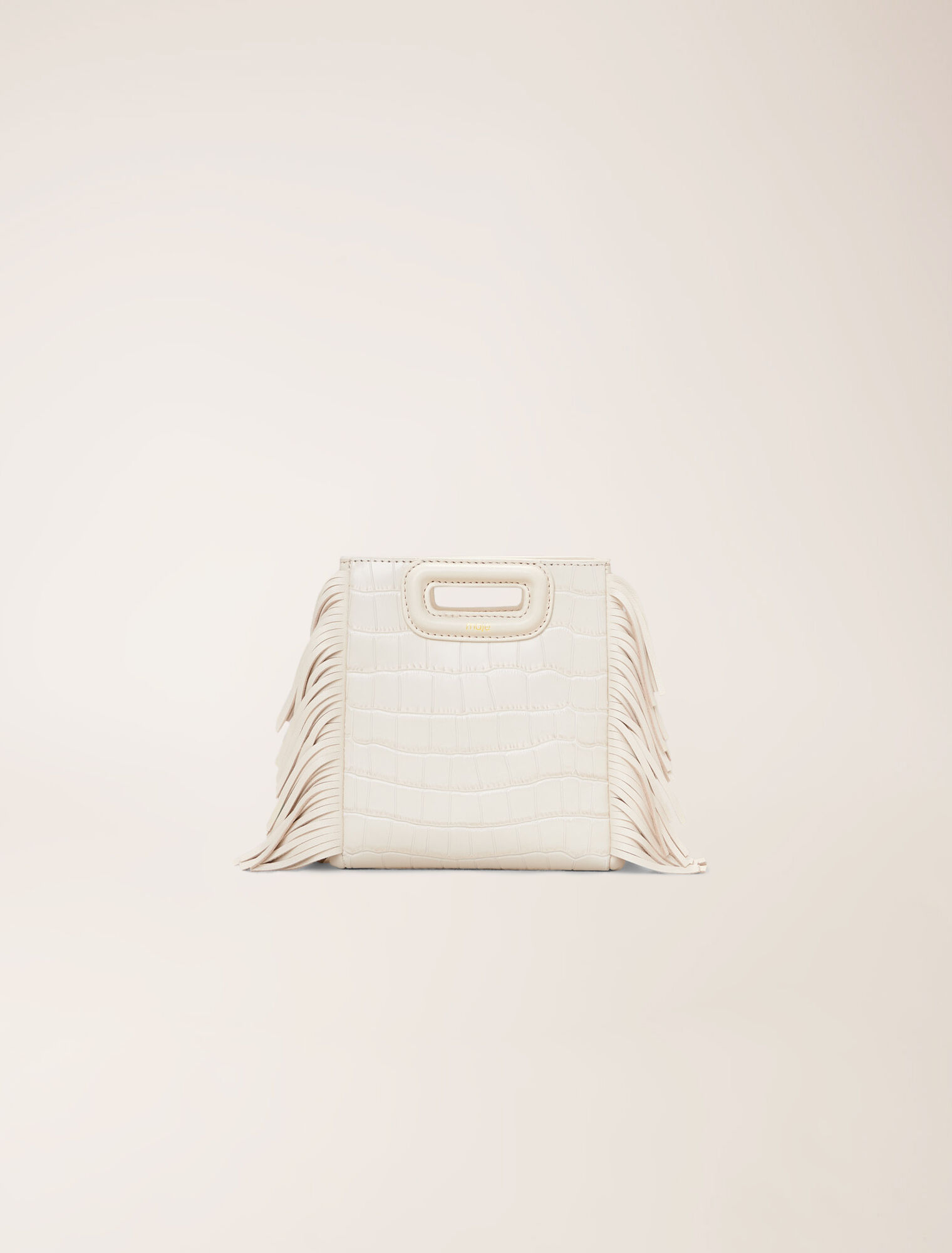 Sac M Mini en cuir effet croco