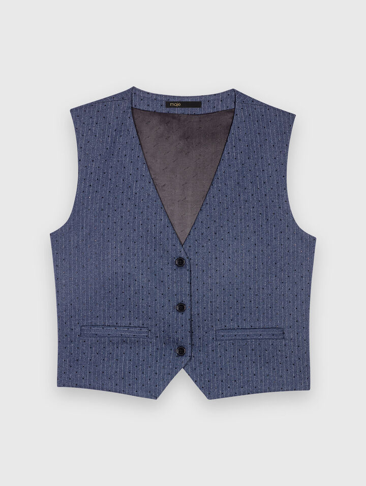 Veston de tailleur à strass