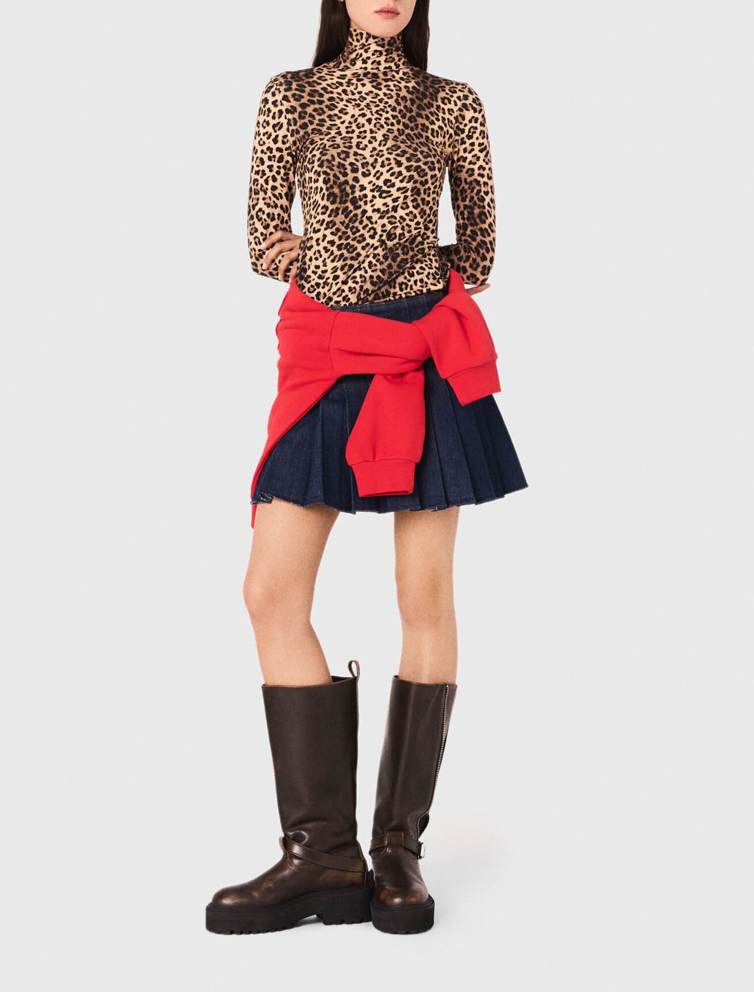 Leopard print T-shirt