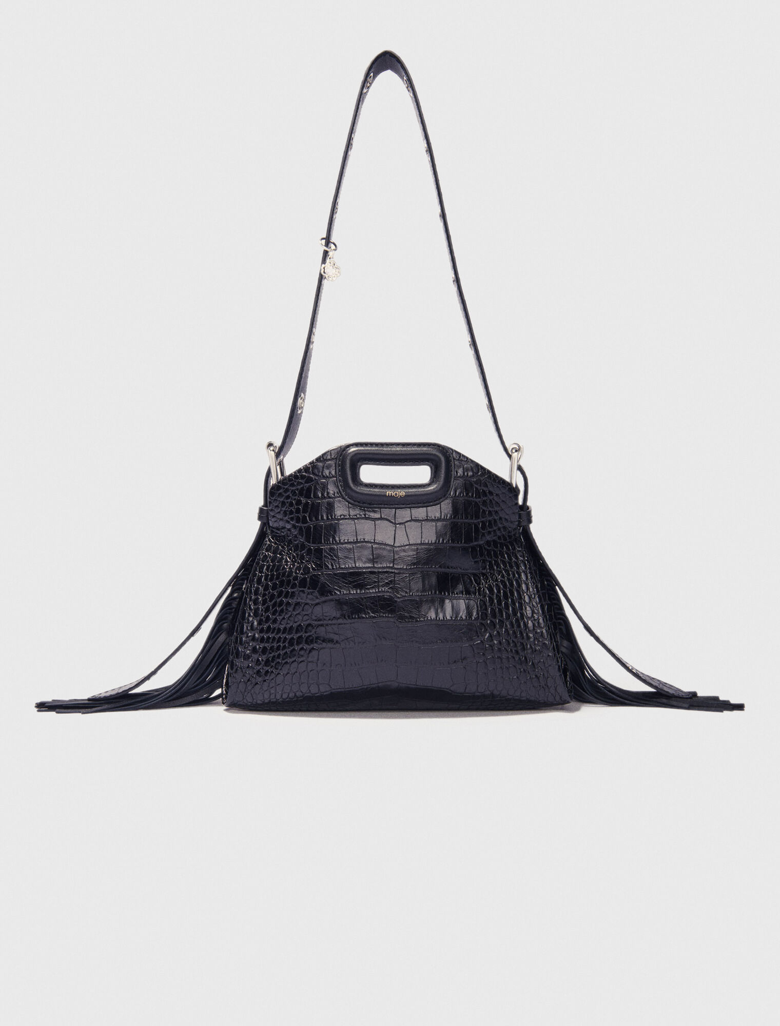 Sac Miss M mini en cuir embossé