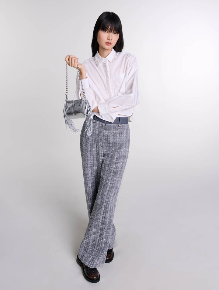 Pantalon en tweed