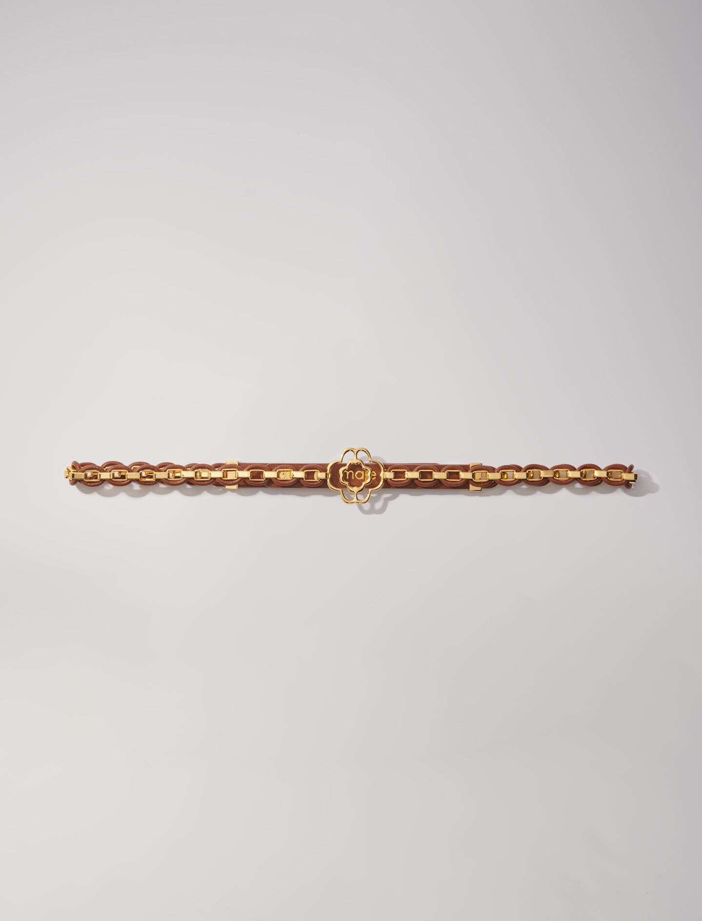 Ceinture en cuir et maillons Ceintures fines Maje