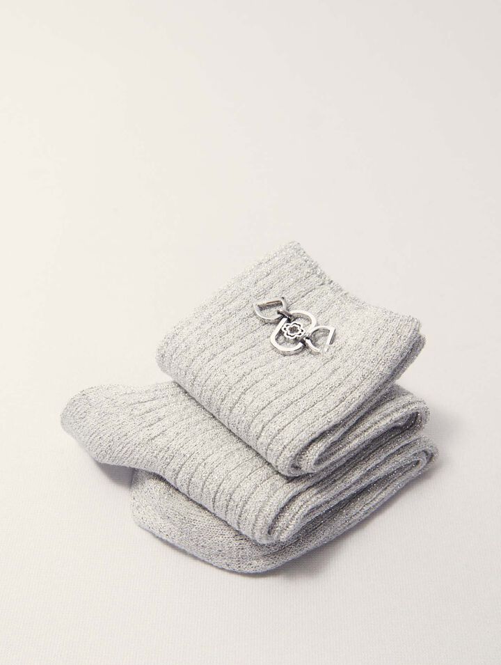 Chaussettes en lurex
