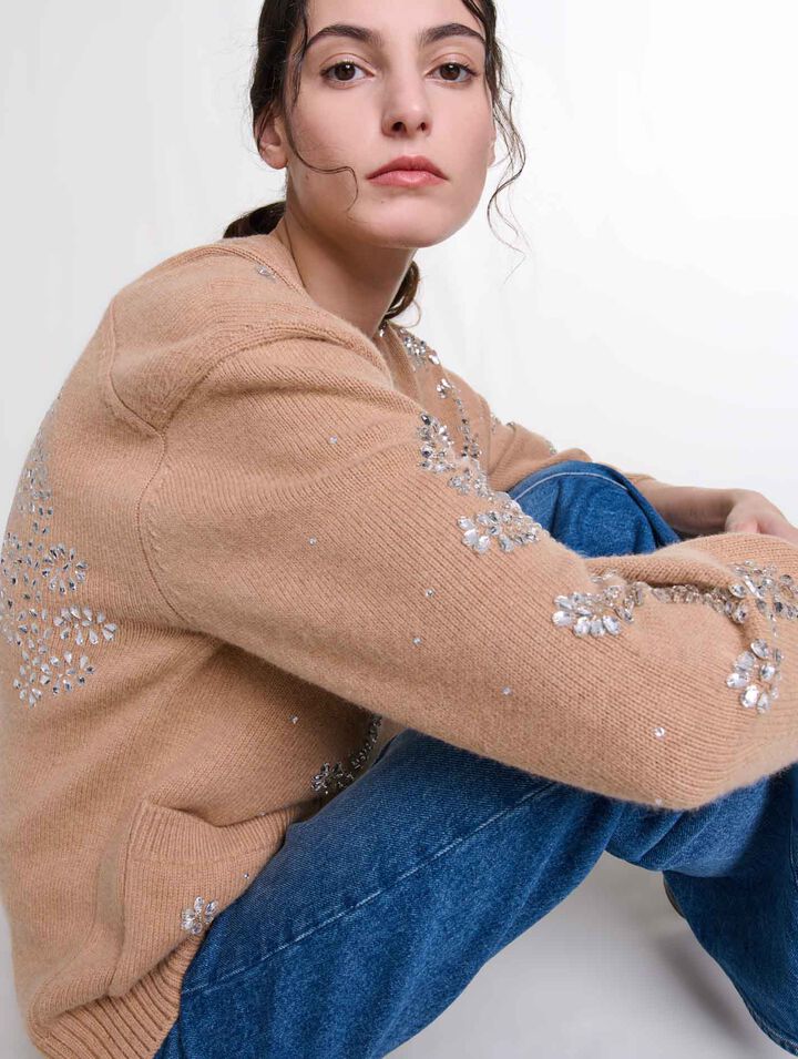 Cardigan bijoux