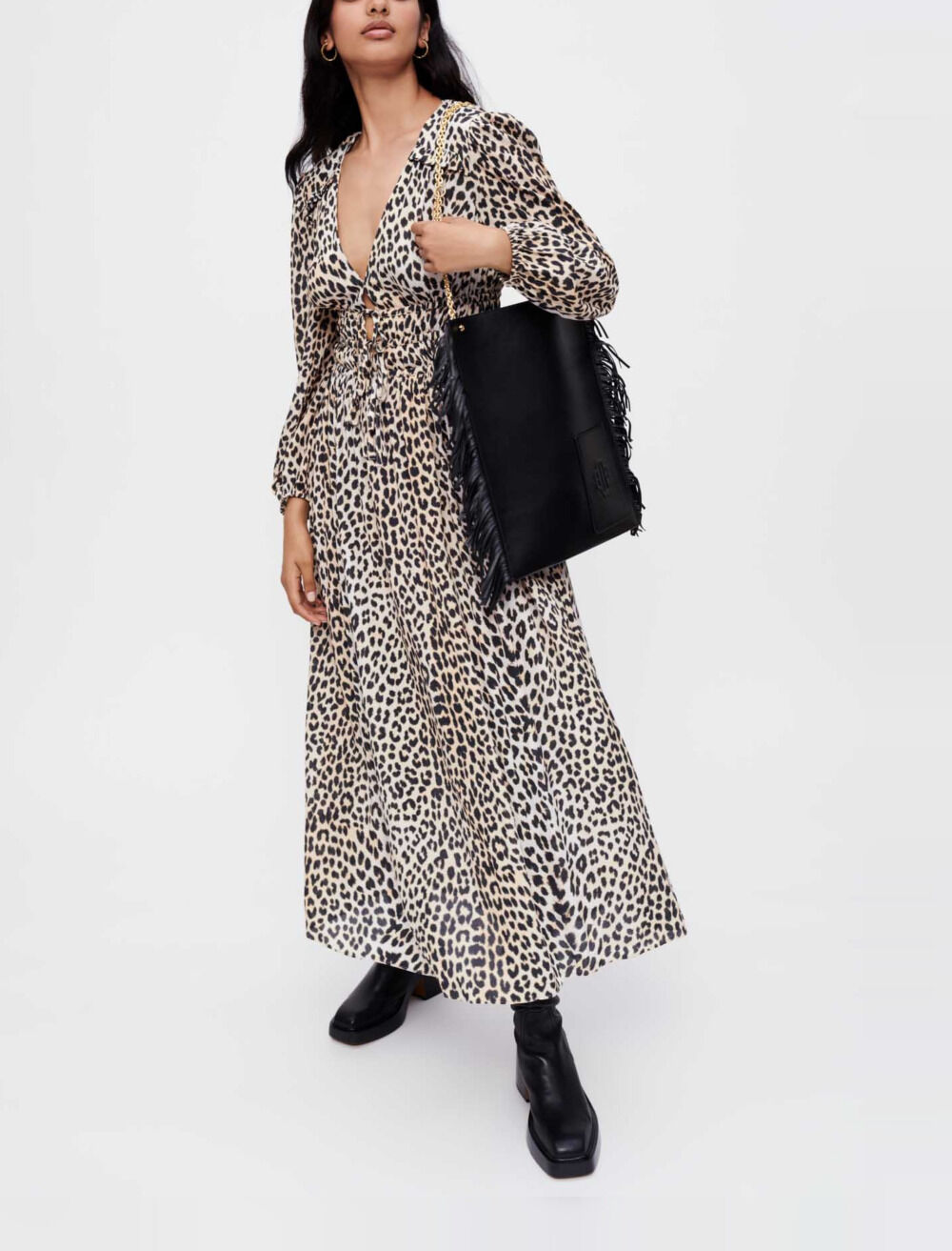 Robe leopard maje outlet