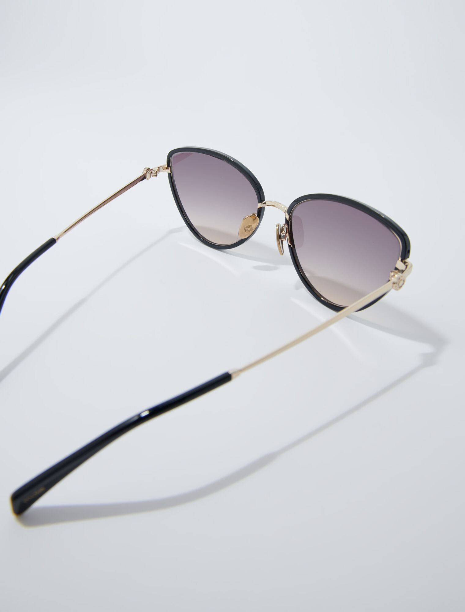 Metal cat eye glasses
