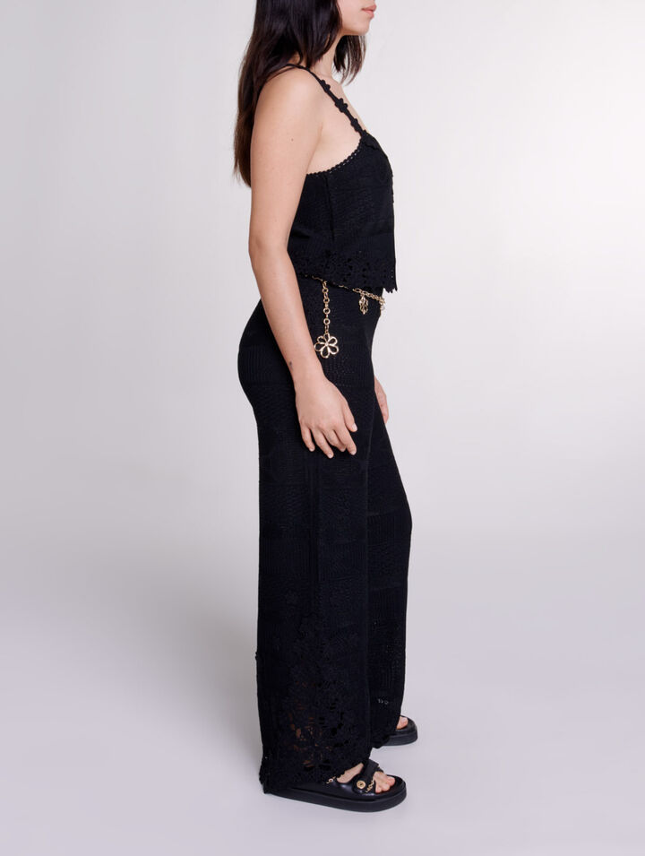 Crochet trousers