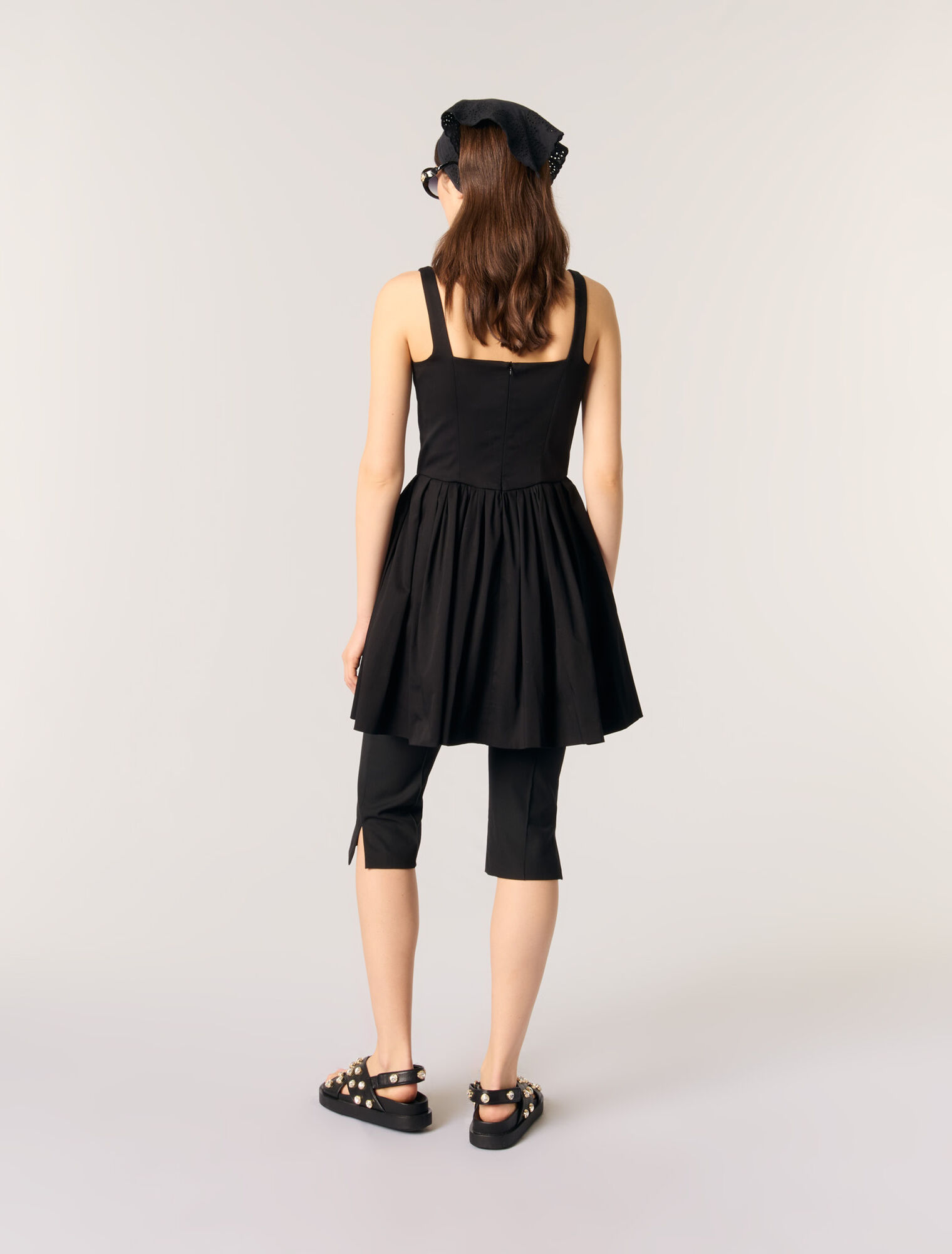 Robe courte en coton