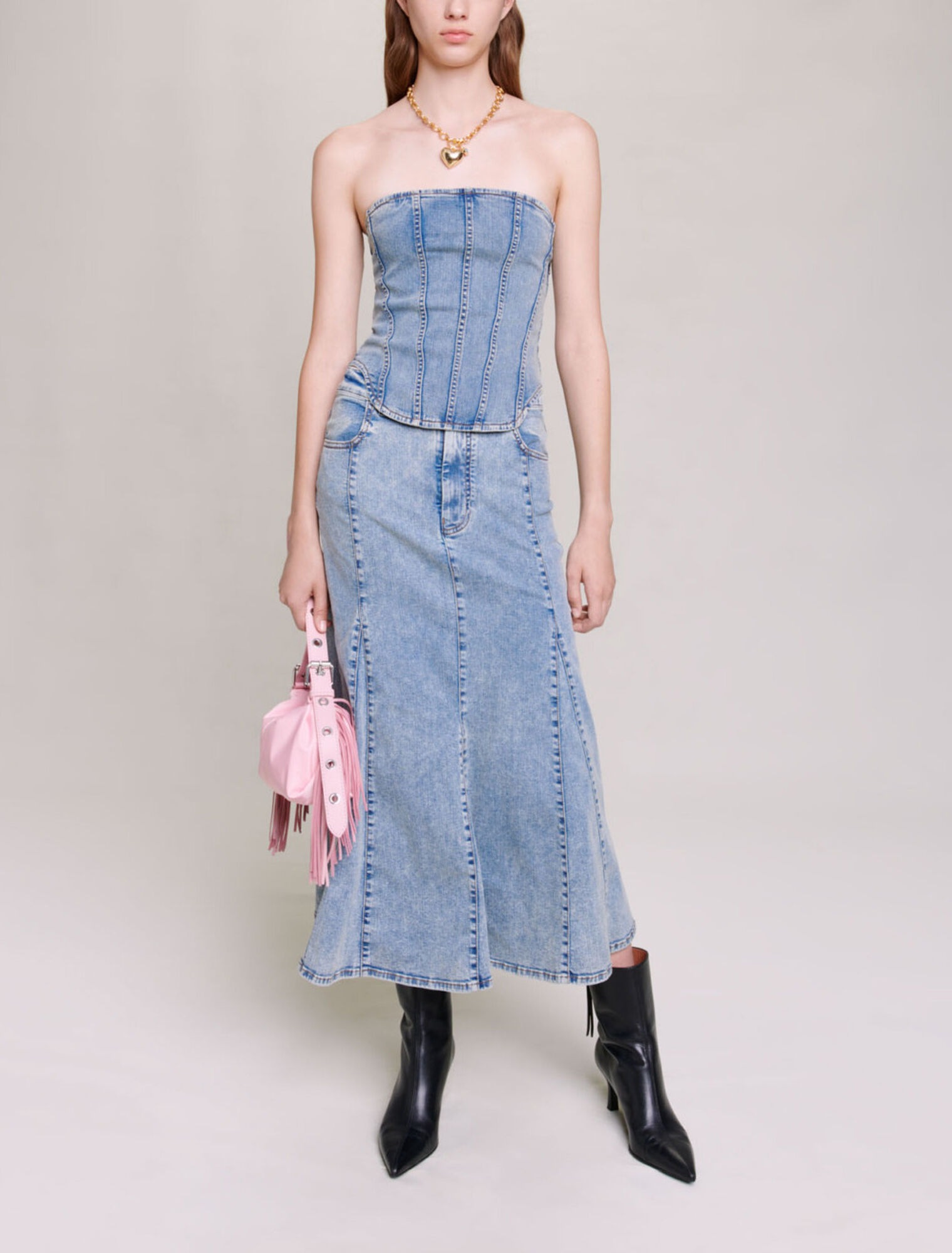 Bustier en jean