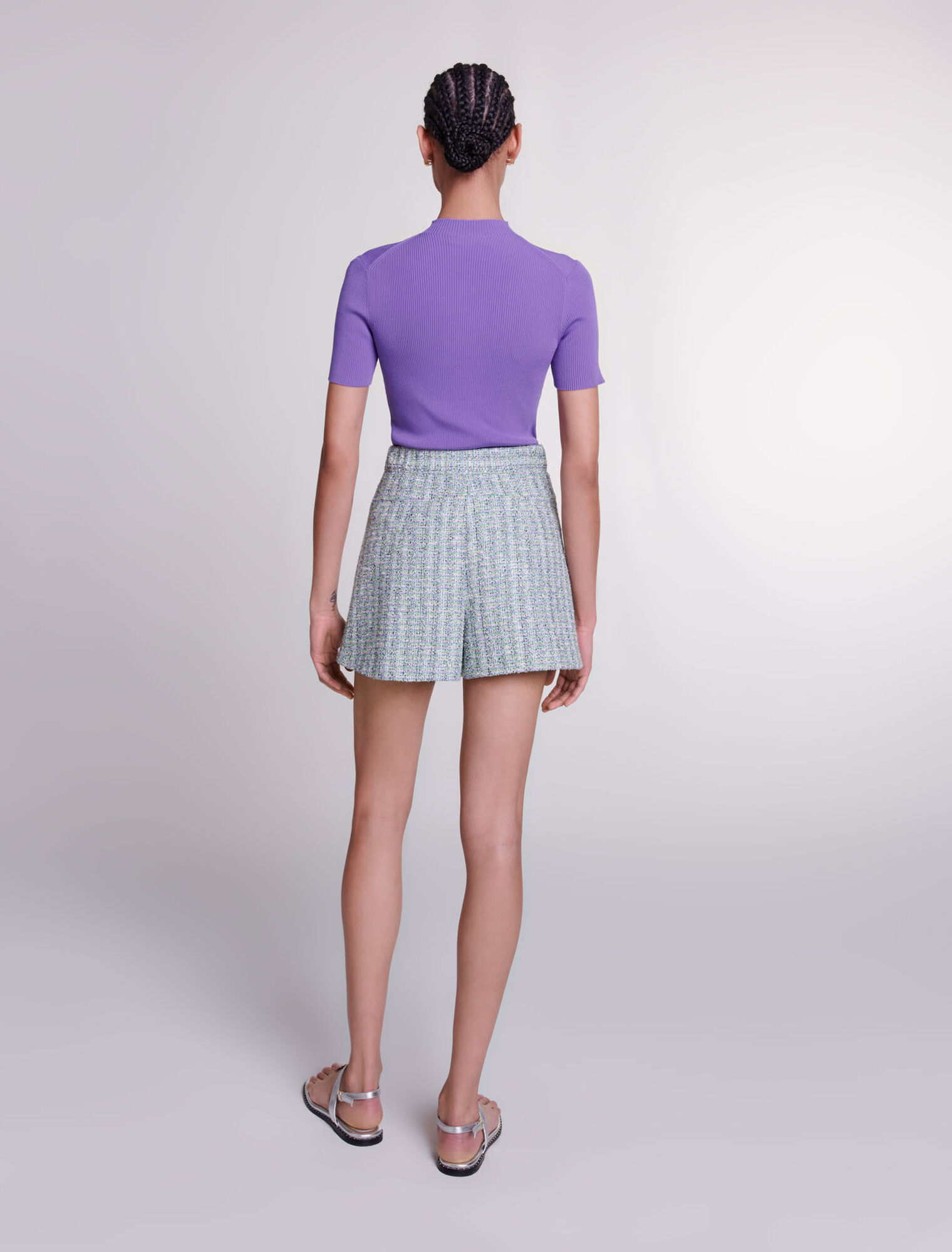 Short en tweed