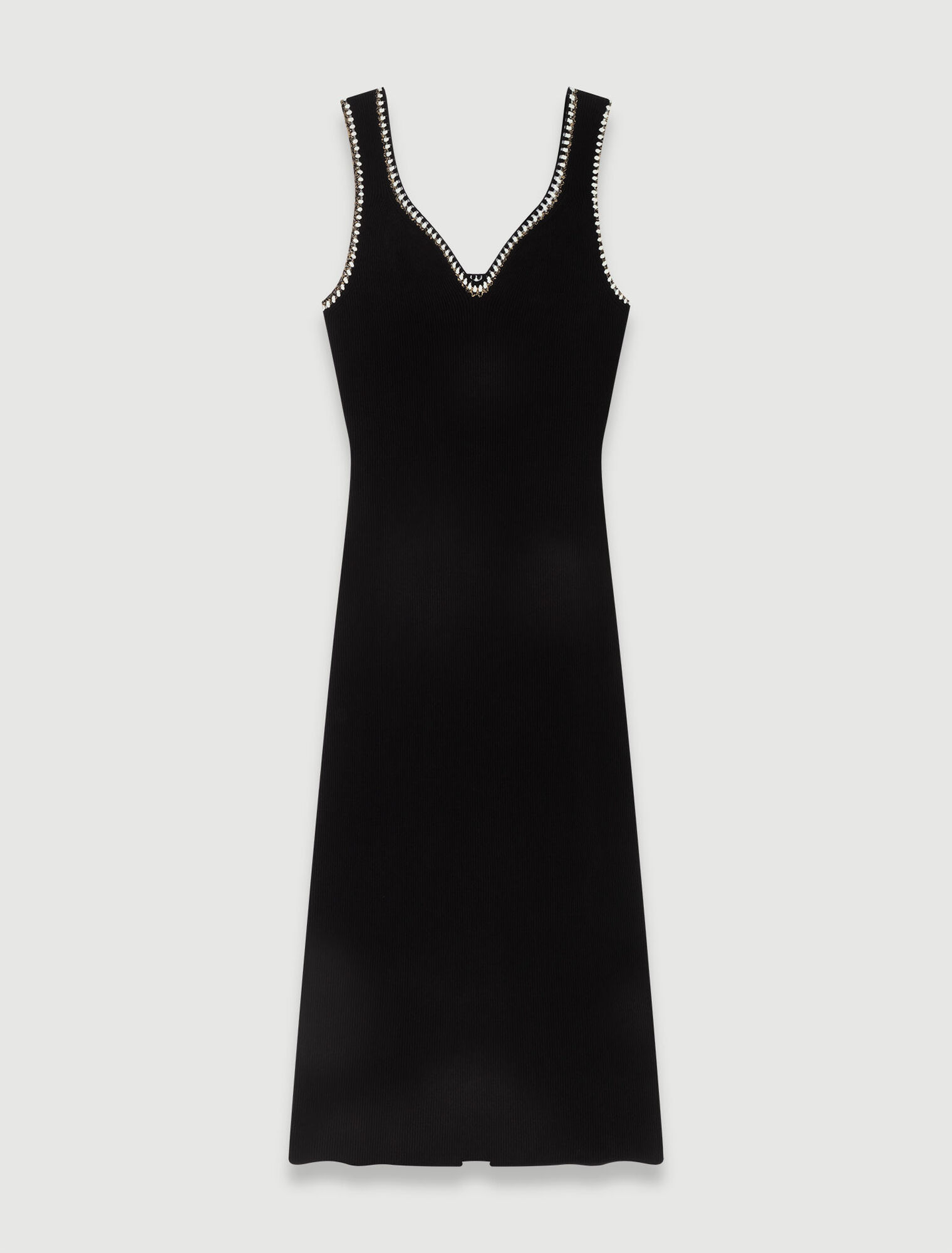 Robe longue en maille
