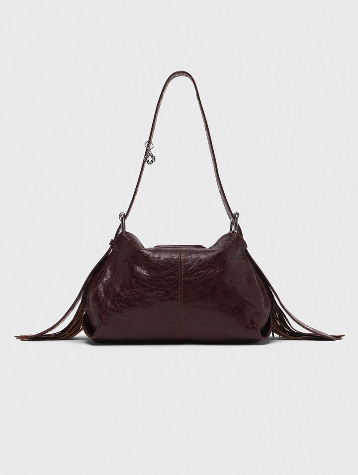 Sac Miss M en cuir craquelé