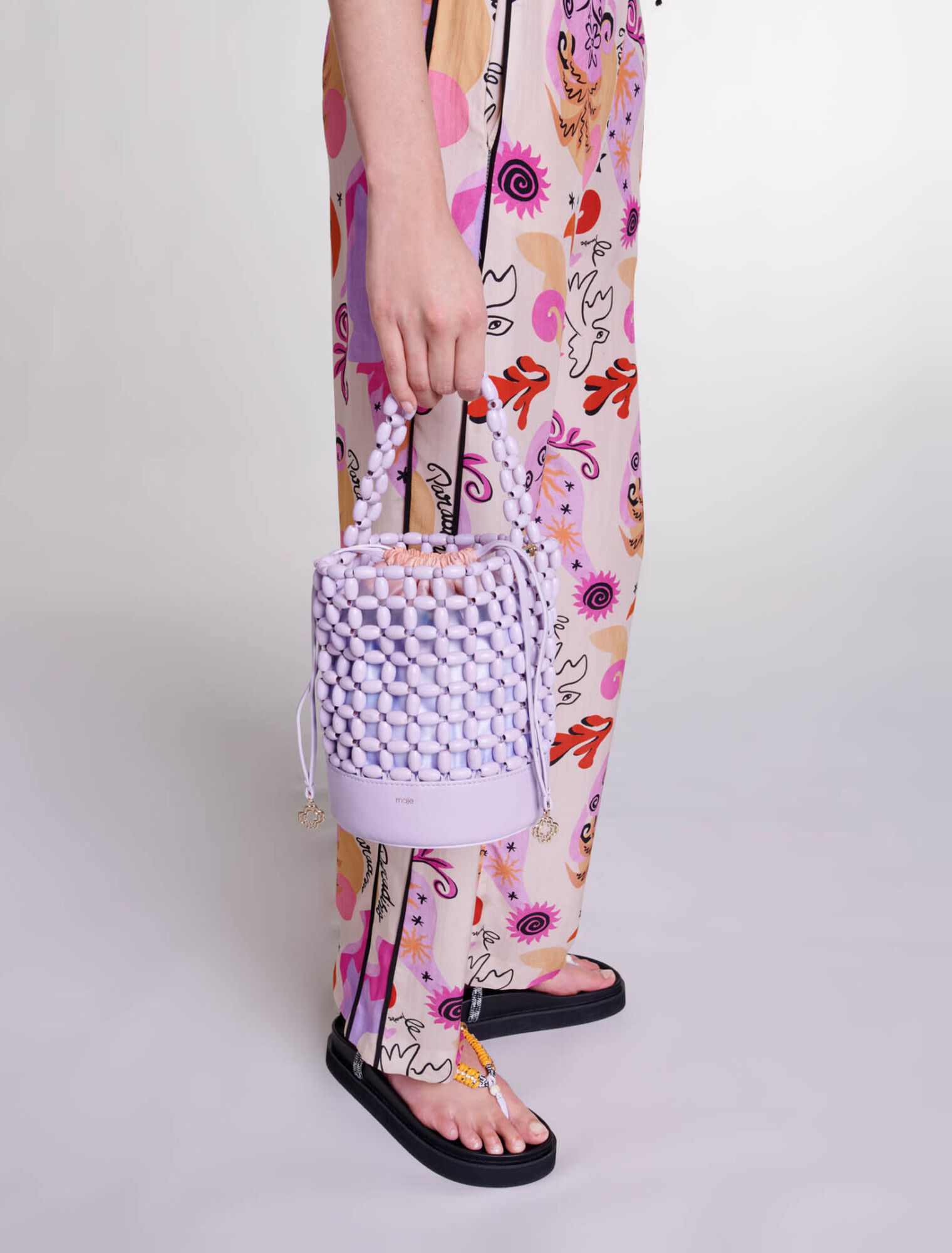 Silk trousers