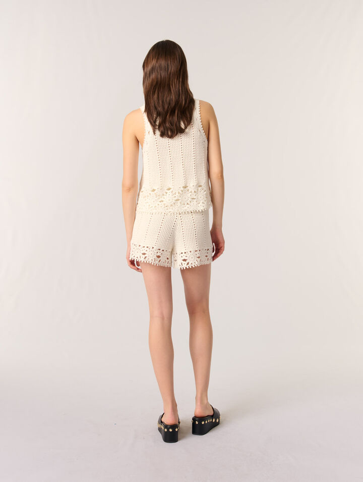 Short en crochet