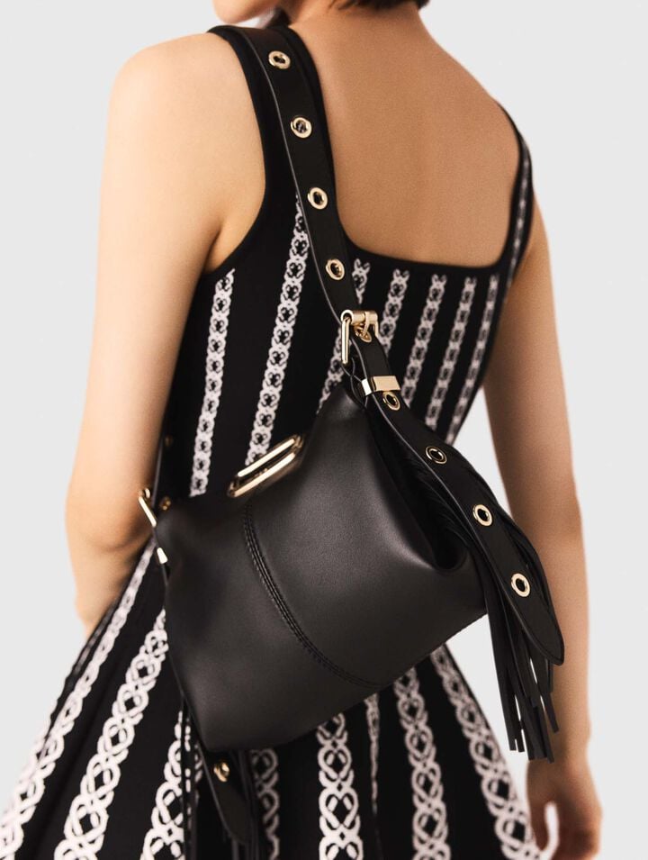 Sac Miss M mini à poignée dorée