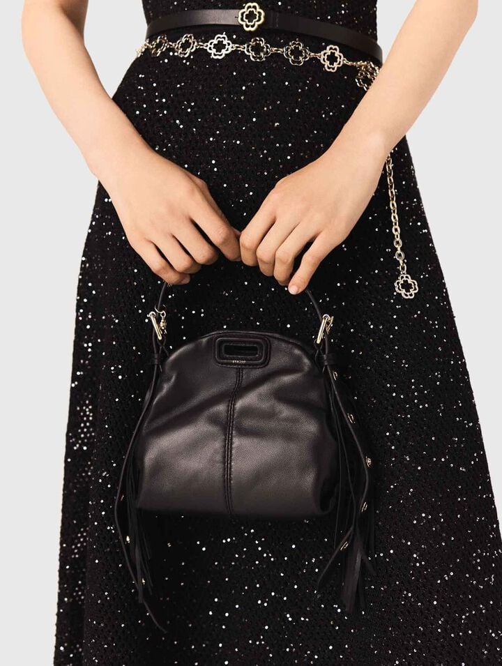 Sac Miss M micro en cuir lisse