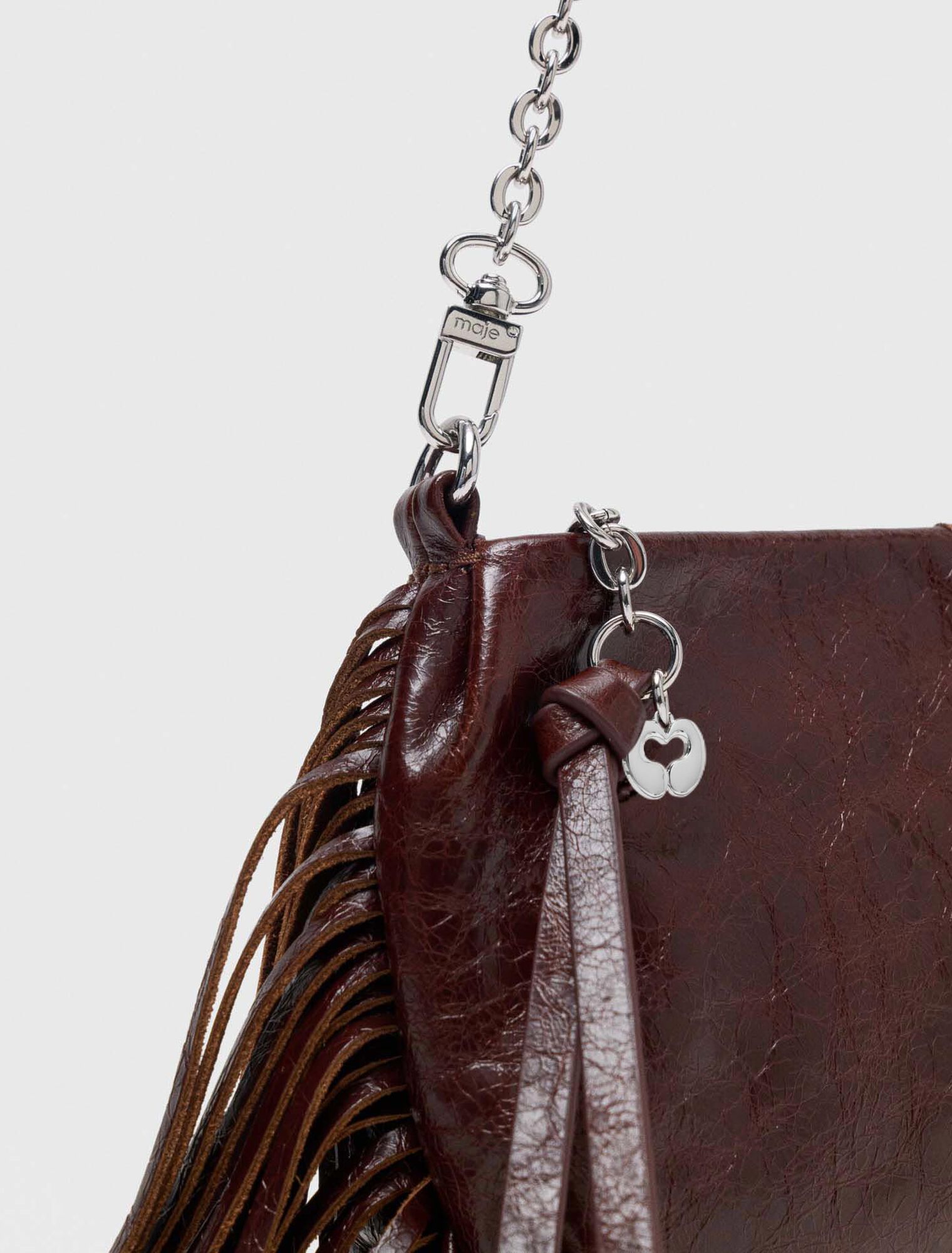 Pochette Miss M pouch en cuir vernis