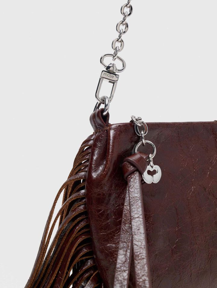 Pochette Miss M pouch en cuir vernis