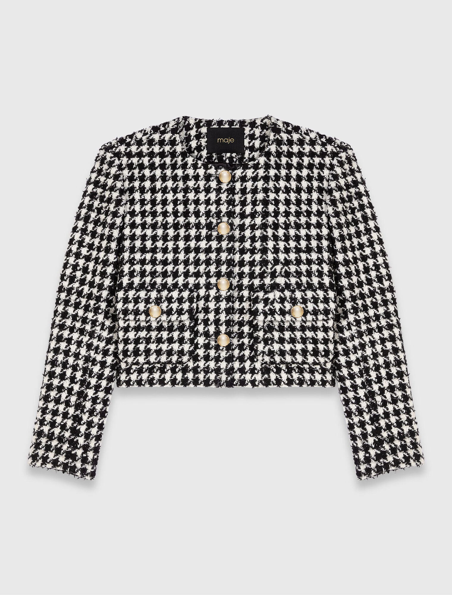 Short tweed jacket
