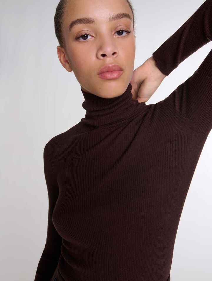 Wool and silk jumper