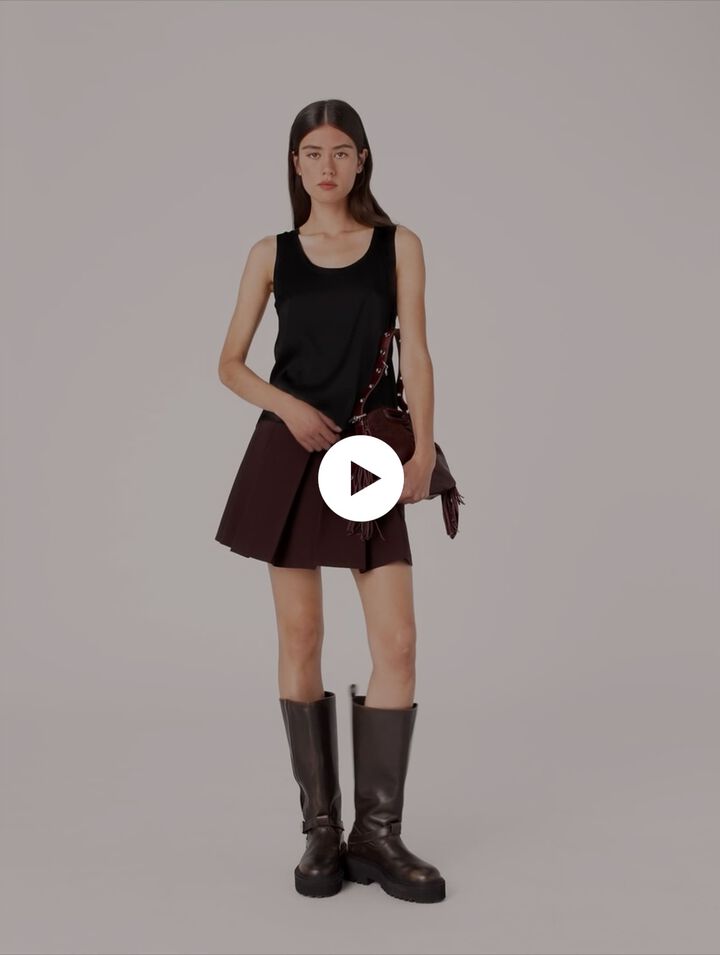 D&eacute;bardeur en soie