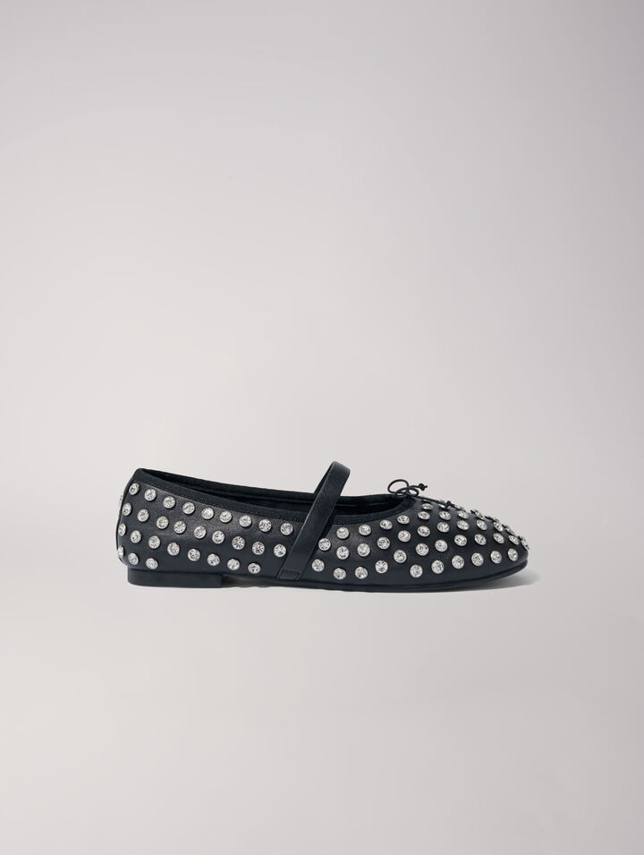 Ballerines ornées de strass