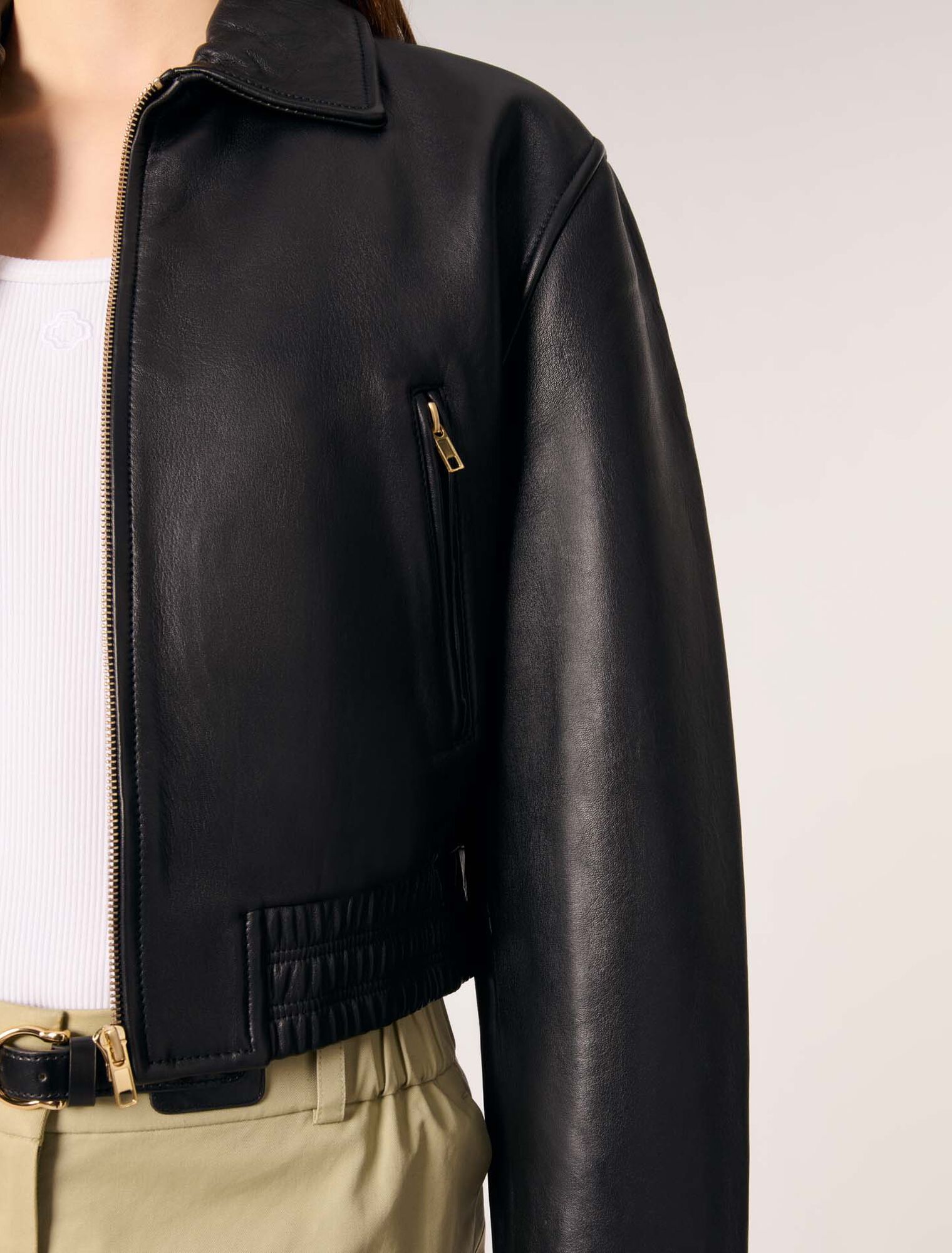 Blouson en cuir