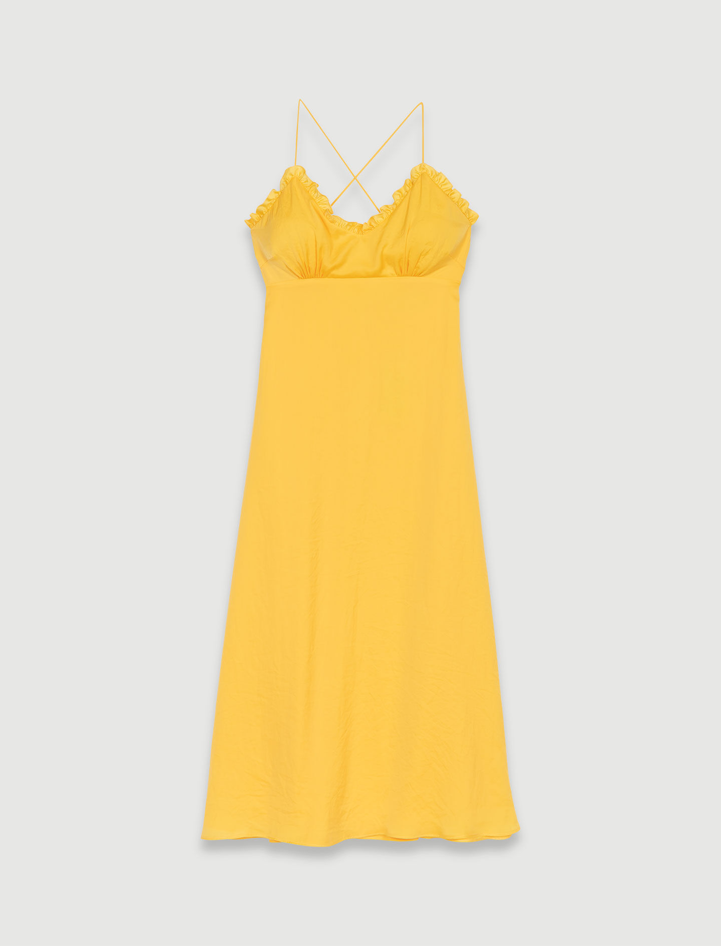 Strapless maxi dress Dresses Maje