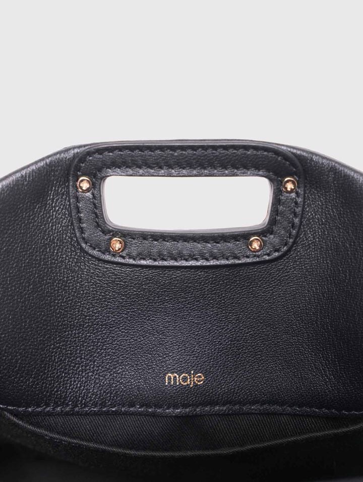 Sac Miss M mini à poignée dorée