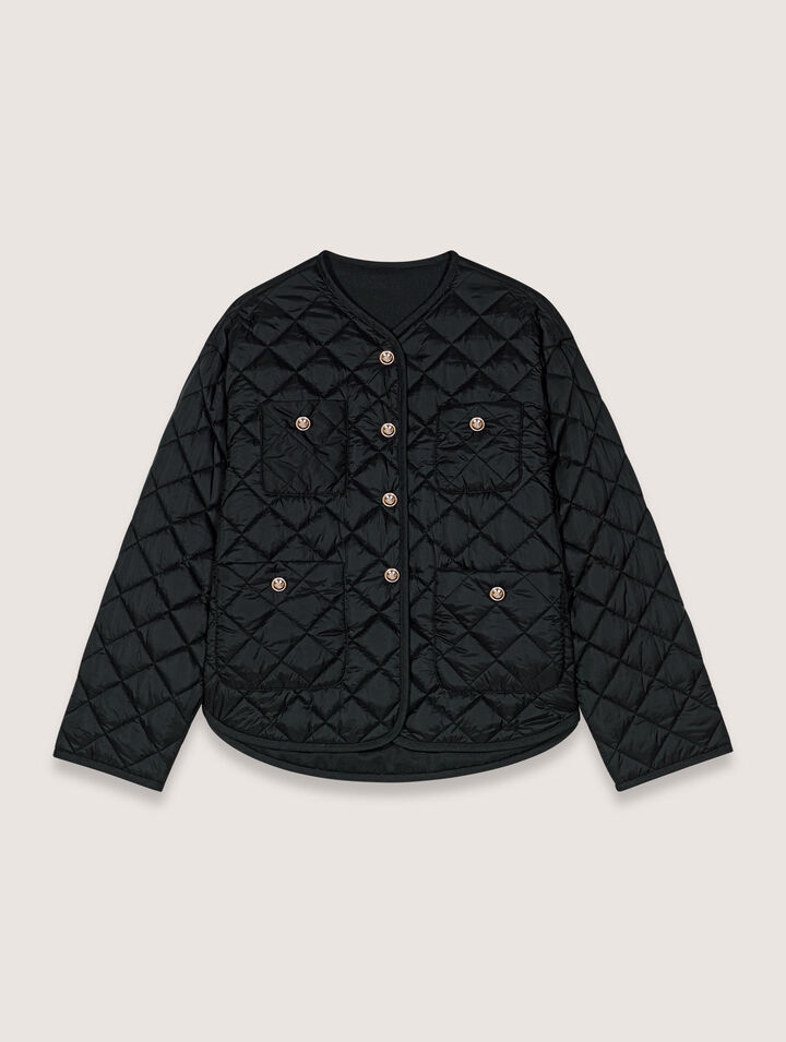 Manteau matelassé réversible