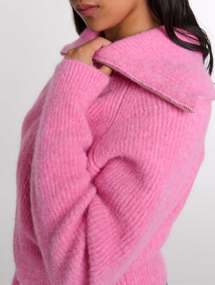 Cardigan en laine mélangée