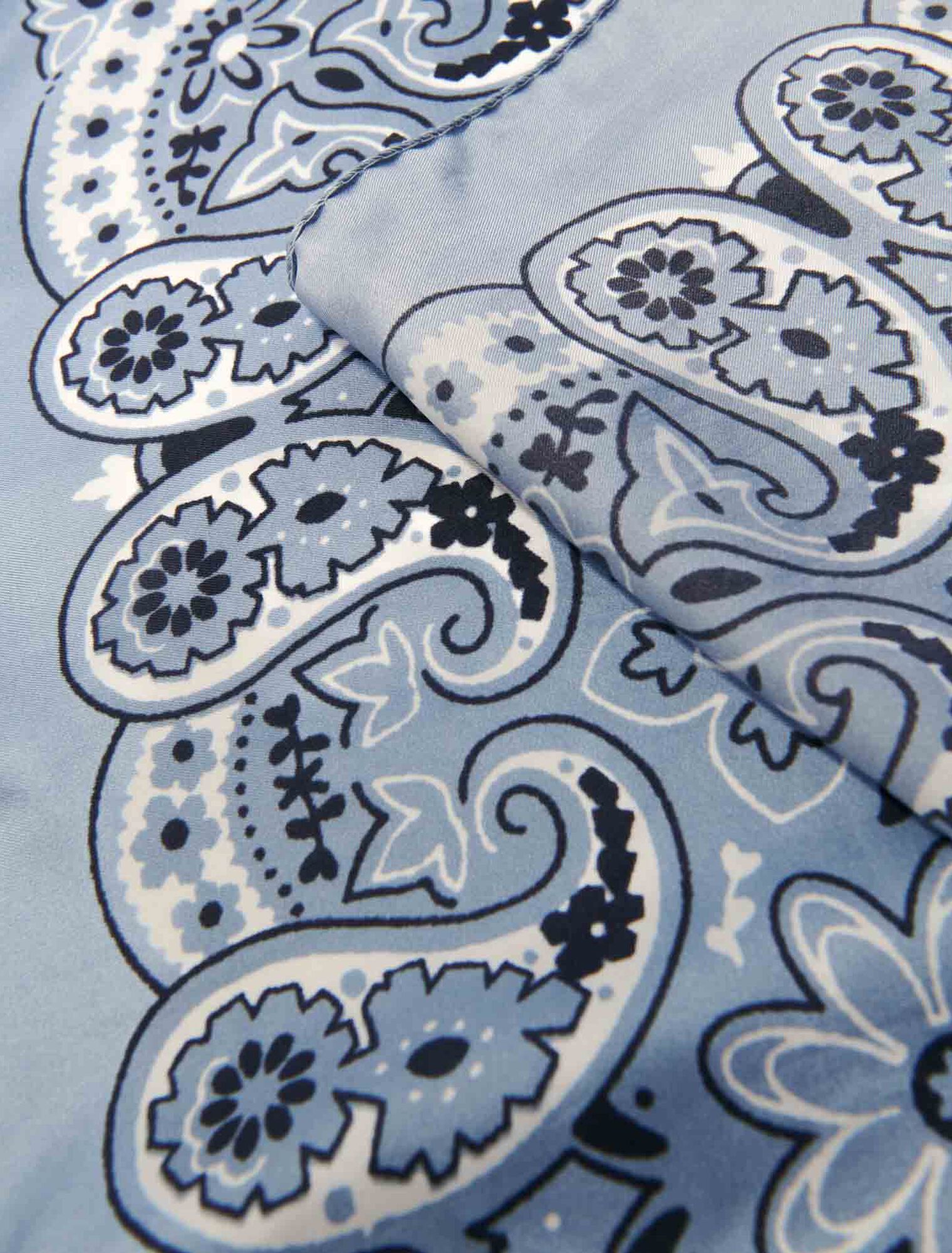 Bandana print scarf