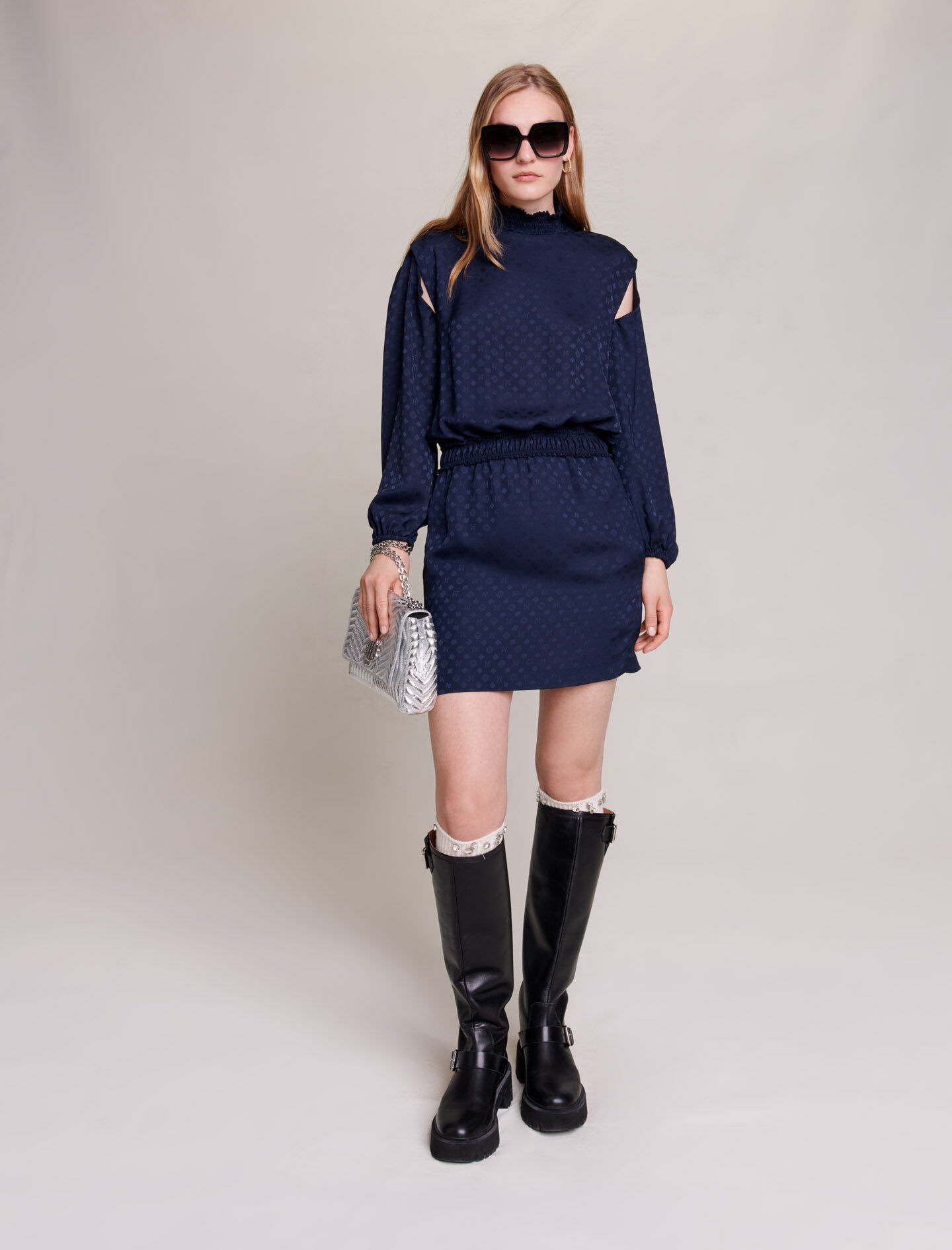 Maje jacquard dress sale